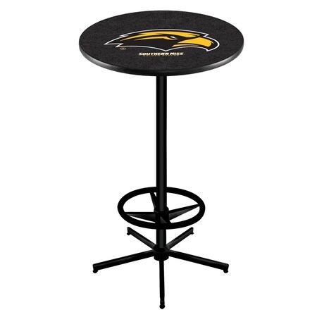 Holland Bar Stool Co 42" Black Southern Miss Pub Table L216B4228SouMis